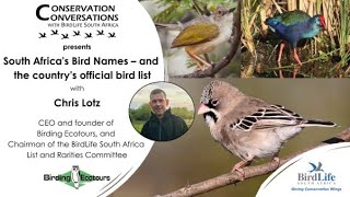 Conservation Conversations: Lists and Listing - Dr Chris Lotz (08July2025)
