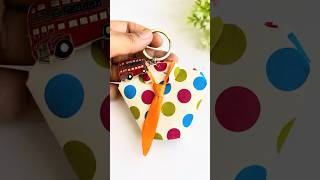 DIY Father's Day Treat Box Keychain from a Paper Cup 🎁 #diy #craft #keychaincraft #fathersday