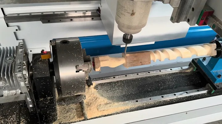 4X4 Hobby CNC Router With 4th Axis Rotary Device