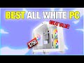 BEST All White Theme $750 "1080p &amp; 1440p" Budget PC Build in 2023 ⚪️