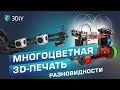 Многоцветная 3D-печать. Разновидности