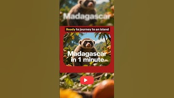 🌴 Madagascar in 1 Minute — The Island of Unique Wonders! 🇲🇬✨