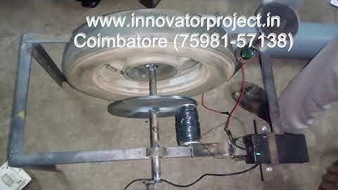 Friction less Electromagnetic contactless braking / zero friction electromagnetic braking projects