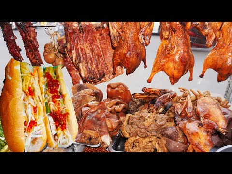 Best place to buy chopped meat and Banh Mi, must-try street chopped meat, Phnom Penh street food