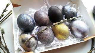 ЯЙЦА+ВИНО!!! Как Покрасить Яйца На ПАСХУ!!! Космические Яйца! ПРОВЕРКА Вином