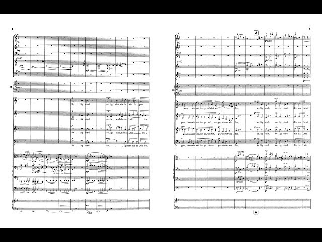 Um Réquiem Alemão, Op. 45 - VI. Denn wir haben hie keine bleibende Statt  (Brahms) - Partitura para Piano