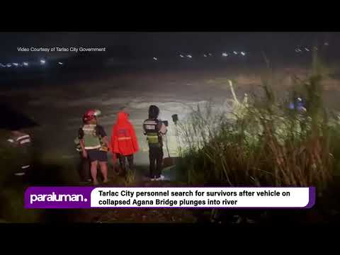 Authorities search for survivors after vehicle on collapsed Agana Bridge plunges into river