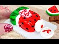 Watermelon kitkat cakedelicious miniature watermelon kitkat cake tutorialby sweet baking