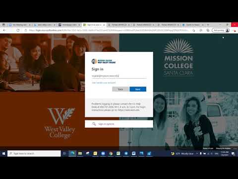 How to login into West Valley College Canvas