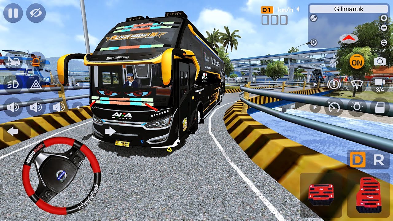 Bus Black Marlin AKA Wisata Bawa Rombongan Janda Bodong Ke Bali