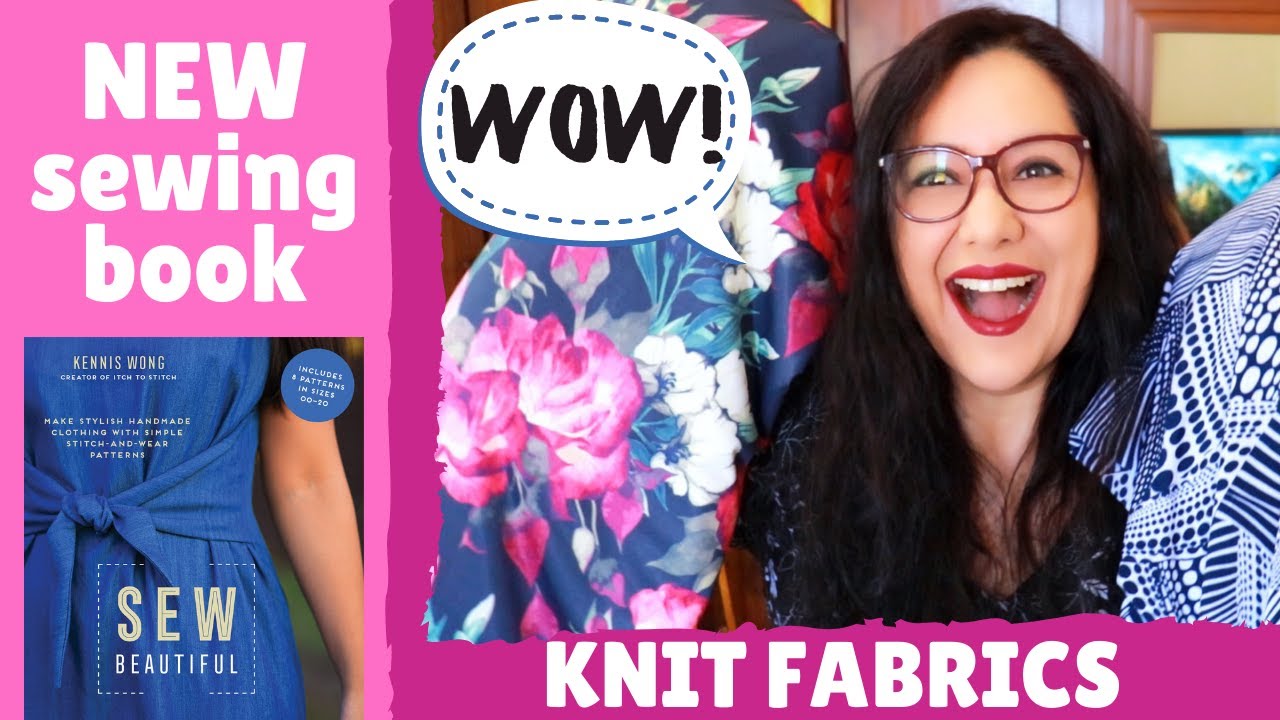 See these BREATHTAKING knit fabrics & a NEW AMAZING sewing book.