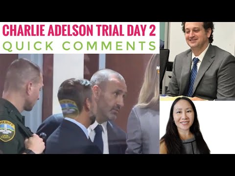 Charlie Adelson Trial Day 2 Quick Commentary - YouTube