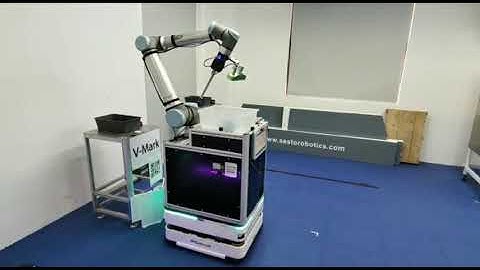 UR Robotics + SESTO AMR + Pick It 3D for Demo Bin Picking