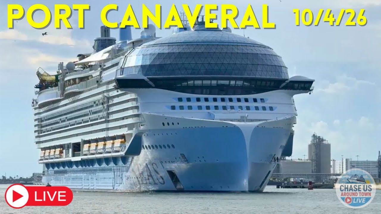 🔴 LIVE: Watching Cruise Ships Leaving Port Canaveral LIVE! (October 4, 2026)