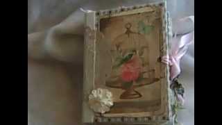 Sharing some Exciting News and a Shabby Chic Junk Journal for a Swap