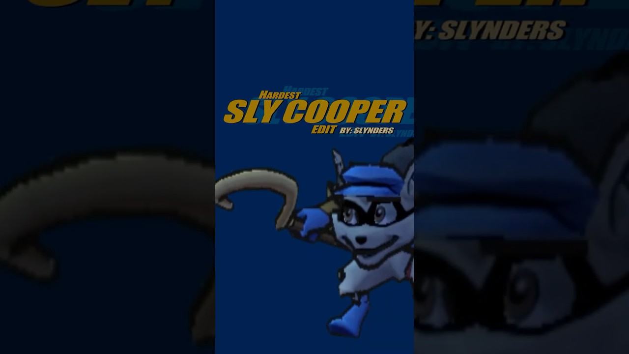 The Hardest Sly Cooper Edit🦝 
