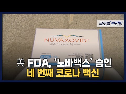 [글로벌 브리핑] 美 <strong>FDA</strong>, &amp;#39;노바백스&amp;#39; <strong>승인</strong>…네 번째 코로나 백신