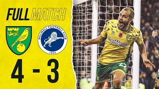 FULL REPLAY | Norwich City 4-3 Millwall | The Canaries fight back from behind in added time! | 2018