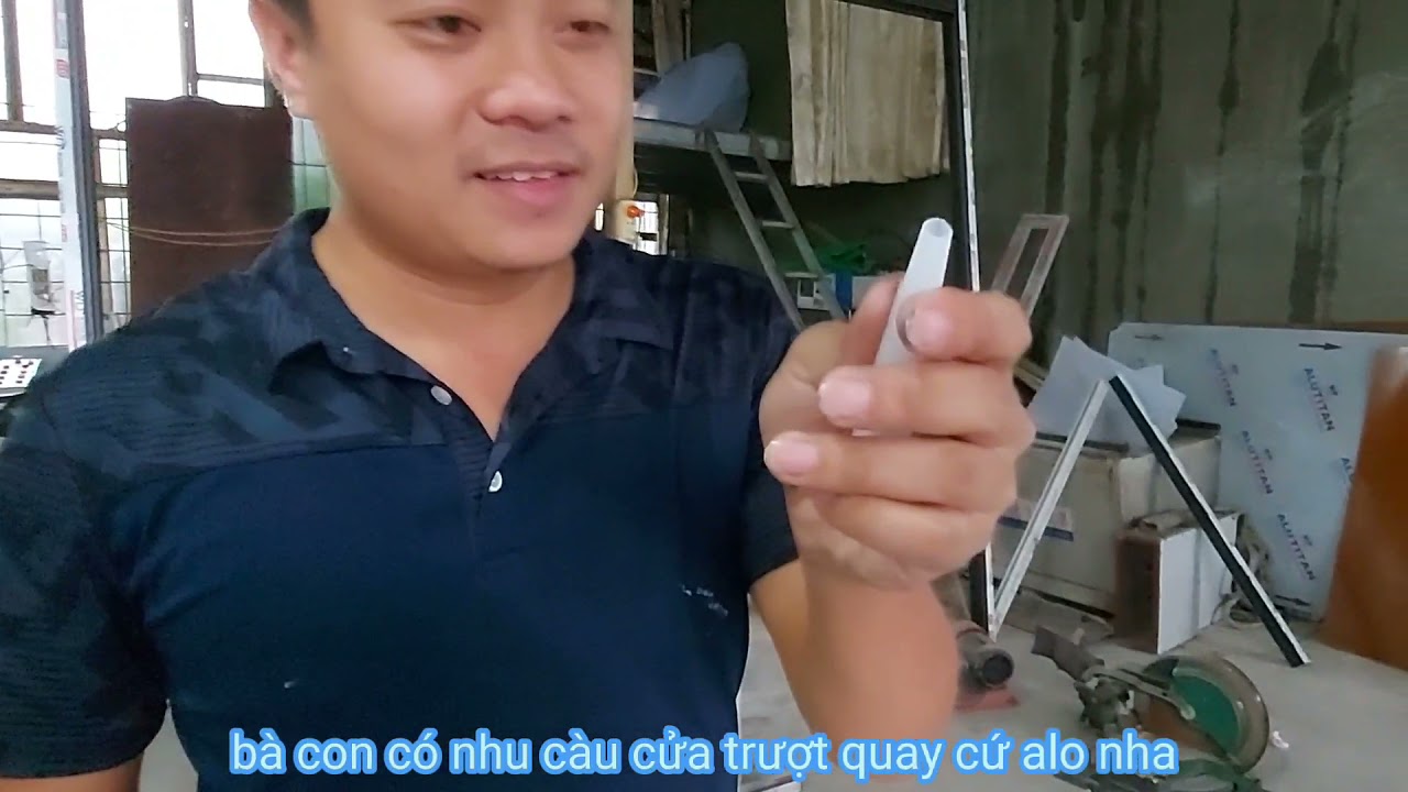 Những chú ý khi bơm keo kính.Kĩ thuật cắt vòi keo. Anh thợ nhôm thứ thiệt