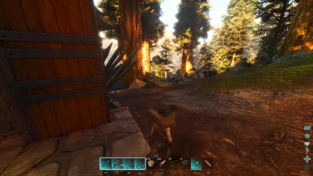 ARK Survival Ascended turtle save outside the castle - YouTube