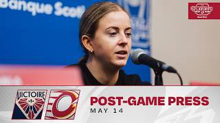 May 14, 2026 | OTT at MTL | Game 1 | Ottawa Charge Post Game Press