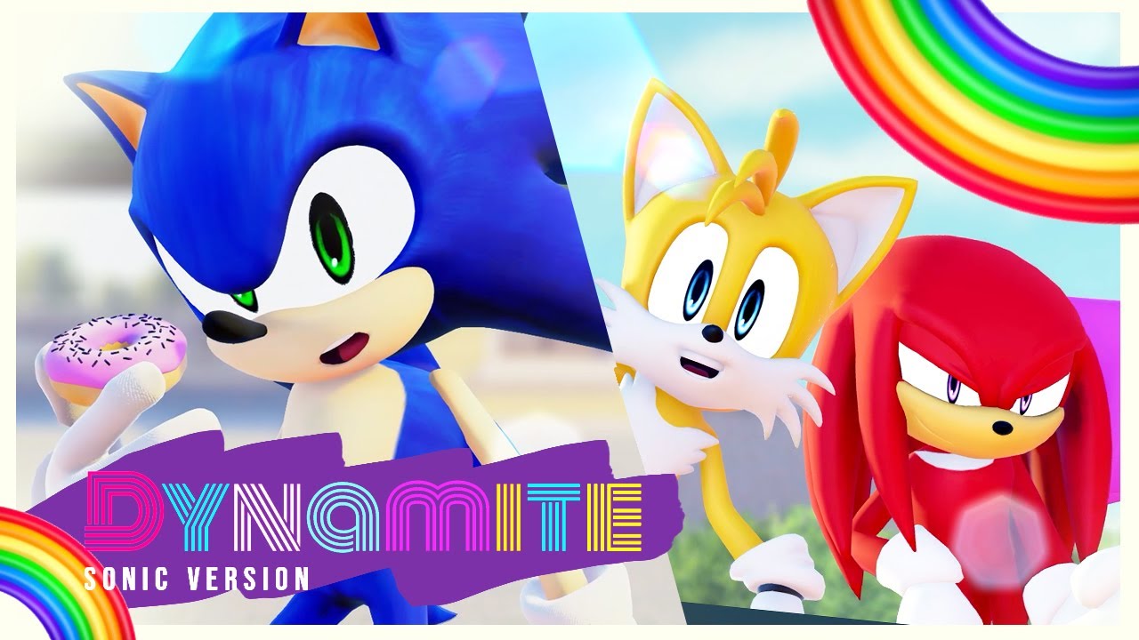 Sonic MMDBTSDYNAMITE Sonic Version feat Shadow Silver  more full music video