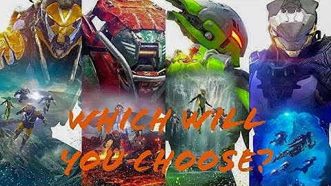 Anthem - Which Javelin Will You Choose?