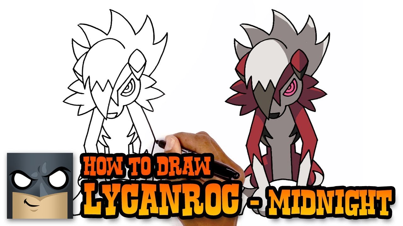 Verrassend How to Draw Pokemon | Lycanroc | Midnight Form - YouTube GX-07