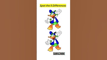 Spot the 5 Differences #braintest #shorts  #quiz #mindgames #findthedifference #puzzle #iq