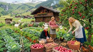 Beautiful Countryside Life | Harvesting Fresh Vegetables, Feeding Chickens & Peaceful Farm Living