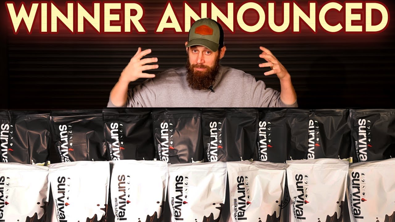 Survival Milkshake Winner Announcement [6 month supply] - YouTube