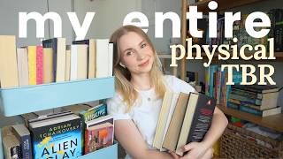 Going through and reorganizing my entire physical TBR 📚