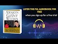 Awaken the Giant Within Audiobook Summary | Anthony Robbins Success Blueprint