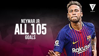 Neymar Jr - All 105 Goals For FC Barcelona - Welcome To PSG - 2013 - 2017 HD
