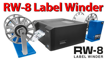 RW-8 Label Winder for 220mm/8.66" rolls