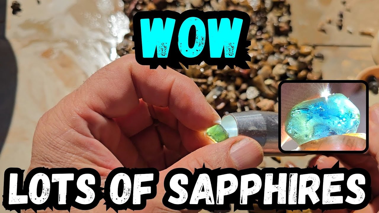 Ух ты, столько сапфиров! ⛏️💎