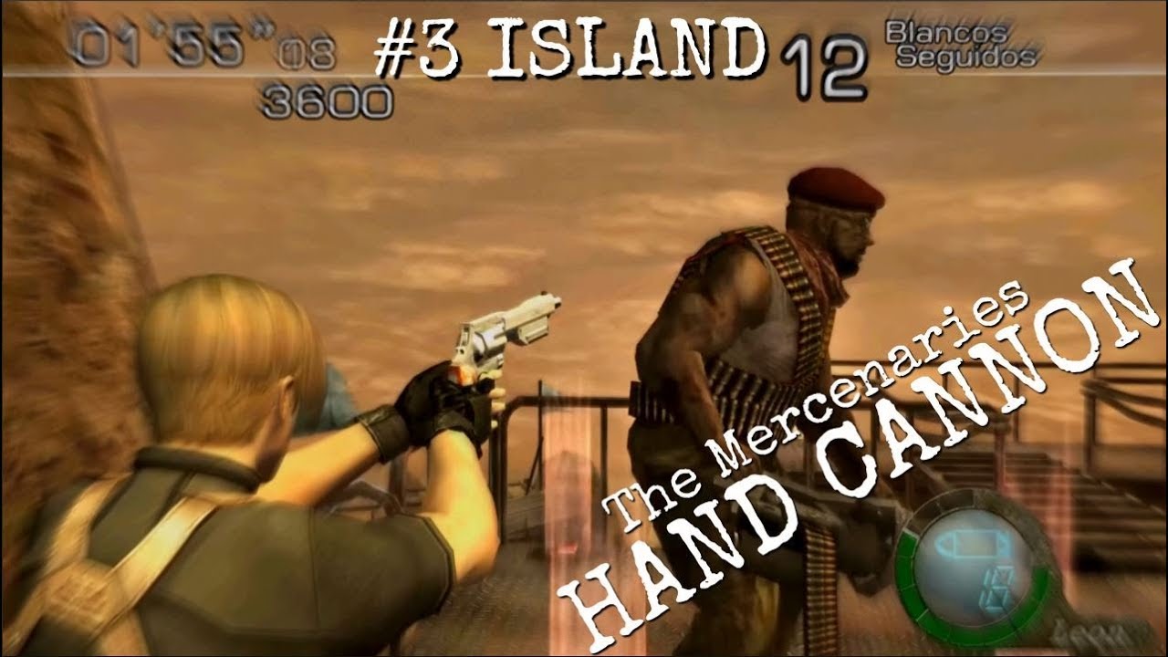 The Mercenaries with Hand Cannon #3 | ISLAND | Resident Evil 4 HD