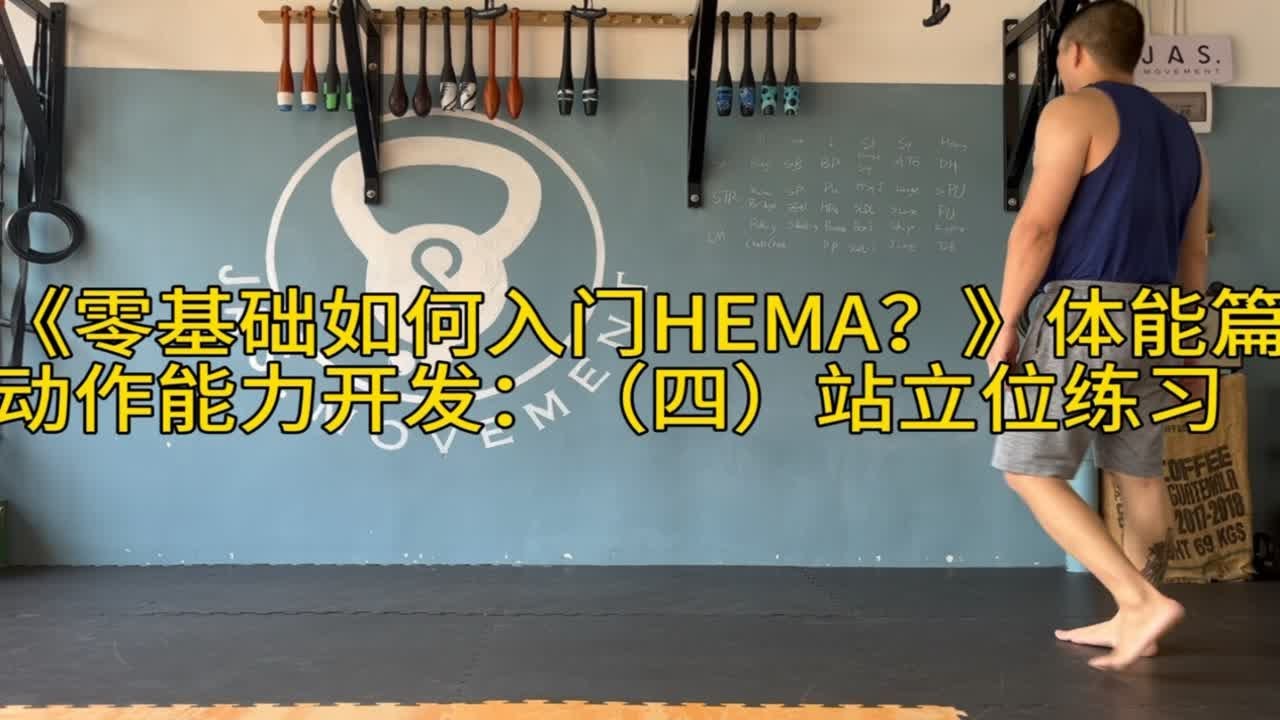 《零基础如何入门HEMA?》体能篇——动作能力开发:(四)站立位练习 - YouTube
