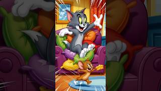 "A classic Tom and Jerry cartoon scene: a mischievous gray cat (Tom) #tomandjerry0650 #disney