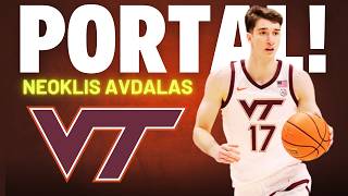 Virginia Tech Forward Neoklis Avdalas Enters The Transfer Portal!