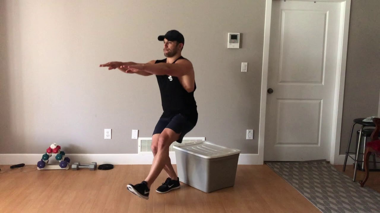 Upper Legs - Alternate Box Pistol Squat - YouTube
