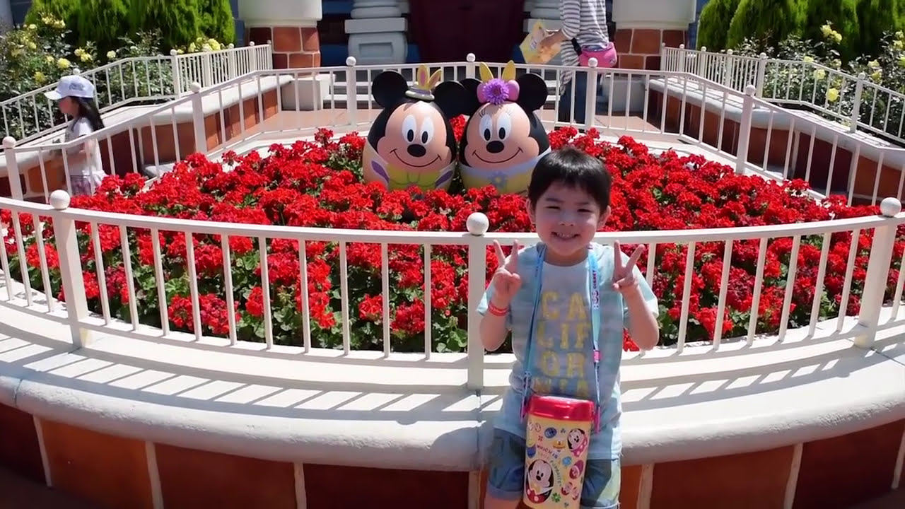 【ディズニーリゾート3泊4日の旅2015】いおりくんガチ泣きでスターツアーズリタイヤ！イースターエッグを探せ！ 面白い ハプニング ディズニーランド シー