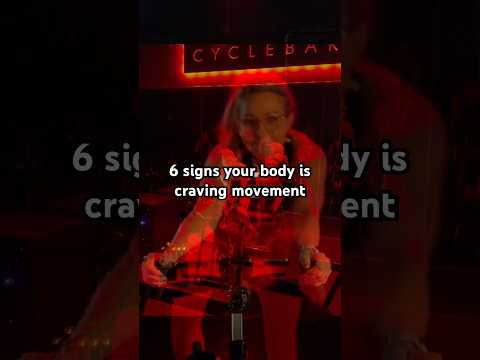 6 signs your body is craving movement | Indoor cycling workout tips
