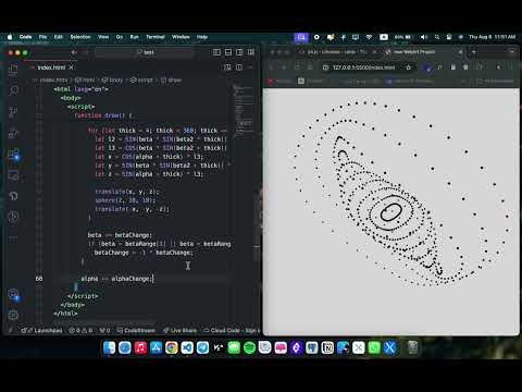 🌌 WebArt Tutorial: Create a Stunning Galaxy Loading Animation with HTML, CSS, JS & p5.js 🌠