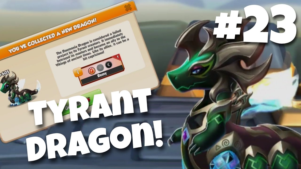 DAEMONIA TYRANT DRAGON HATCHING // Let's Play Dragon Mania Legends #23