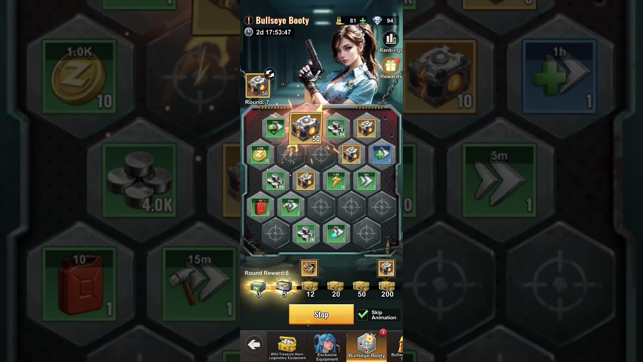 Last Z Survival Shooter BullsEye Booty Chance for Orange Item