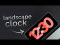 How to Turn On Landscape Clock on iPhone (tutorial)