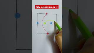Connect the dots of same color without crossing the lines! #math #youtube #mathtrick #shorts