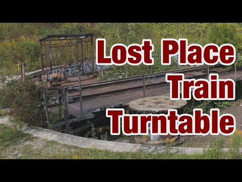 Lost Place - Drehscheibe für Lokomotiven