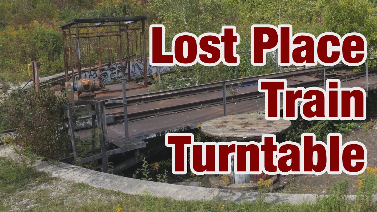 Lost Place - Drehscheibe für Lokomotiven